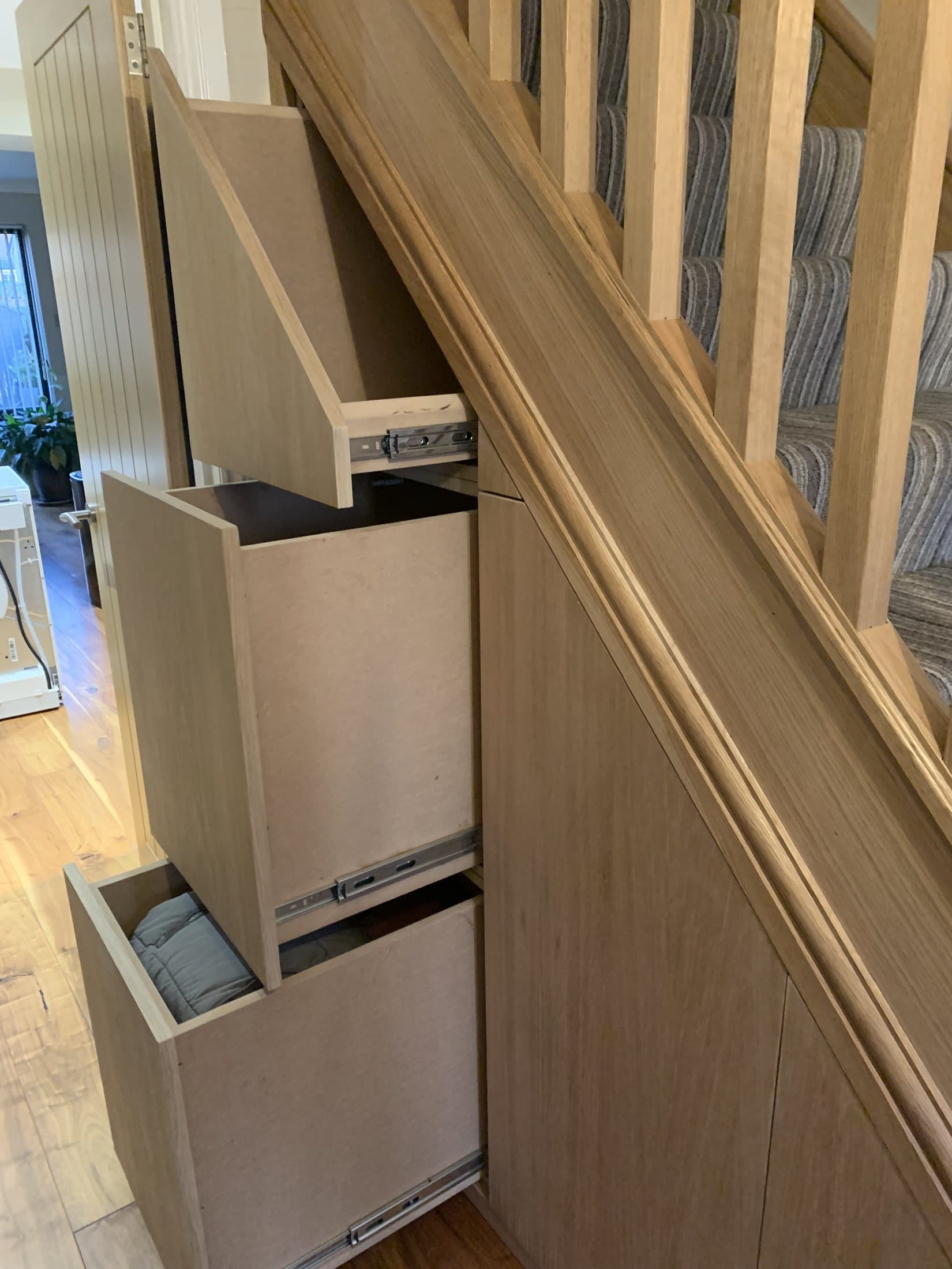 Understairs Storage project view 4