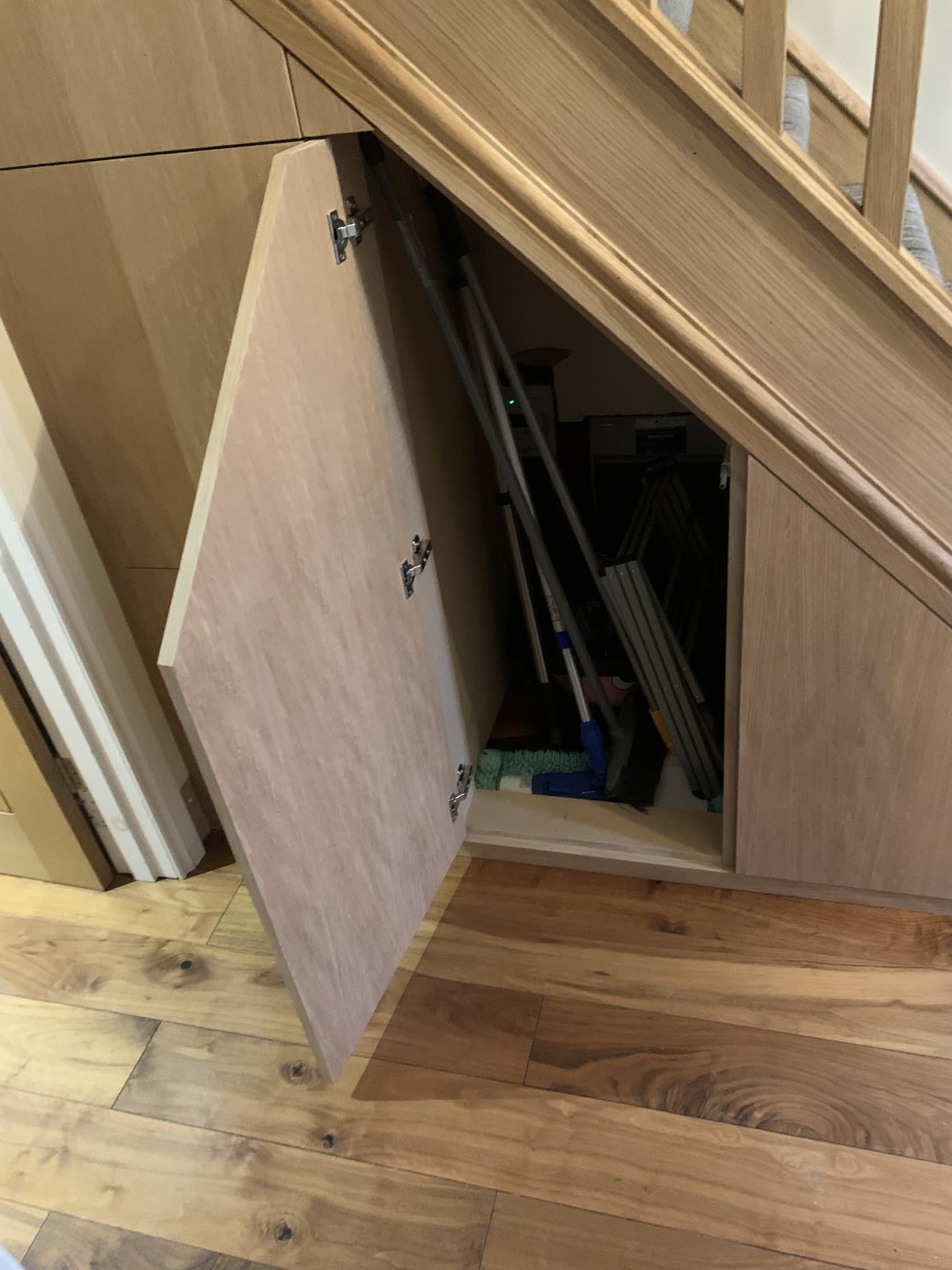 Understairs Storage project view 5
